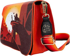 LOUNGEFLY Disney The Lion King 30th Anniversary Pride Rock Silhouette Crossbody Bag