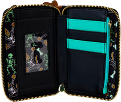 LOUNGEFLY Scooby Doo Skeleton Scooby Cosplay Zip Around Wallet