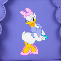 LOUNGEFLY Disney Daisy Duck Plush Mini Backpack
