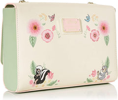 LOUNGEFLY Disney Bambi Springtime Gingham Crossbody Bag