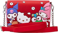 LOUNGEFLY Sanrio Hello Kitty & Friends Color Block Crossbody Bag