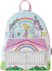 LOUNGEFLY My Little Pony 40th Anniversary Stable Mini Backpack