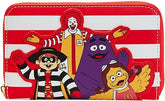 LOUNGEFLY Mcdonalds Ronald And Friends Zip Around Wallet