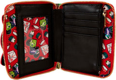 LOUNGEFLY Disney Monsters Inc Takeout Boo Faux Leather Zip Around Wallet