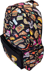 LOUNGEFLY Scooby-Doo Snacks All-Over Print Nylon Full-Size Backpack