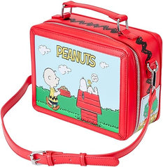 Loungefly Peanuts Charlie Brown Lunchbox Crossbody Bag