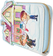Loungefly Disney Pixar Up House Holiday Zip Around Wallet