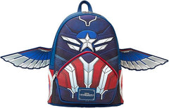 LOUNGEFLY Marvel Captain America Brave New World Cosplay Mini Backpack