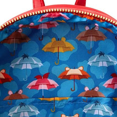 LOUNGEFLY Winnie the Pooh Rainy Day Puffer Jacket Mini Backpack