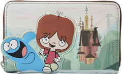LOUNGEFLY Cartoon Network Foster's Home For Imaginary Friends Mac and Blue Zip-Around Wallet