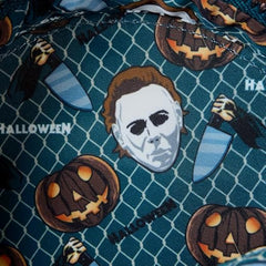 LOUNGEFLY Halloween Michael Myers Mask Glow Crossbody Bag