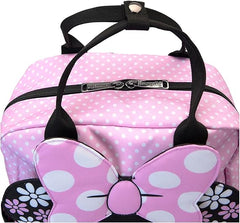 LOUNGEFLY Disney Minnie Floral Rock The Dots Full-Size Nylon Backpack
