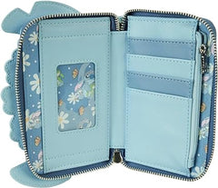 LOUNGEFLY Disney Stitch Springtime Daisy Zip Around Wallet