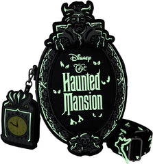 LOUNGEFLY Disney Haunted Mansion Plaque Crossbody Bag
