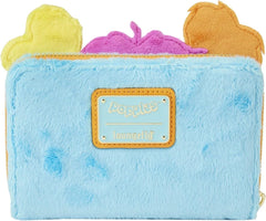 LOUNGEFLY Popples Cosplay Plush Zip-Around Wallet