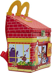 LOUNGEFLY McDonalds Mini Backpack Happy Meal Official Red Mini Backpack