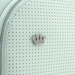 LOUNGEFLY Mint Pin Trader Faux-Leather Mini Backpack