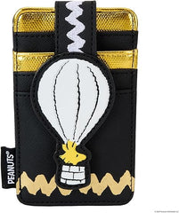 LOUNGEFLY Peanuts 75th Anniversary Woodstock Hot Air Balloon Card Holder
