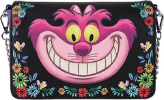 LOUNGEFLY Disney Alice in Wonderland Cheshire Cat Crossbody Bag