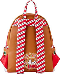 LOUNGEFLY Peanuts Snoopy Gingerbread House Scented Mini Backpack