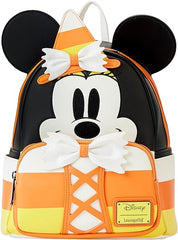 Loungefly Disney Candy Corn Minnie Cosplay Glow in Mini Backpack