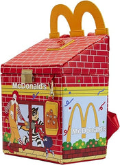 LOUNGEFLY McDonalds Mini Backpack Happy Meal Official Red Mini Backpack