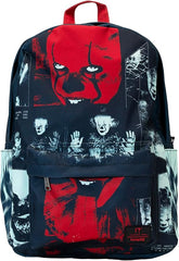 Loungefly Warner Brothers It Pennywise I Heart Horror Nylon Backpack