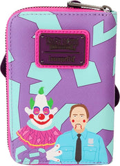 LOUNGEFLY Killer Klowns Jumbo Cosplay Zip Around Wallet