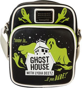 LOUNGEFLY Beetlejuice Beetlejuice Ghost House Glow Crossbody Bag