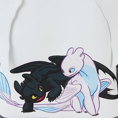 LOUNGEFLY How to Train Your Dragon Light and Night Fury Mini Backpack