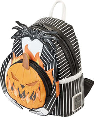 LOUNGEFLY Nightmare Before Christmas Jack Pumpkin Head Double Strap Shoulder Bag