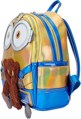 LOUNGEFLY Despicable Me Minions Bob Iridescent Cosplay Mini Backpack, Small