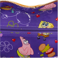 Loungefly Nickelodeon Spongebob Krabby Patty Plush Crossbody Bag
