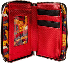 Loungefly Marvel Deadpool Metallic Collection Cosplay Zip