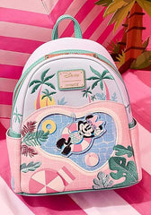 LOUNGEFLY Disney Minnie Mouse Vacation Style Poolside Mini Backpack