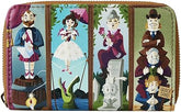LOUNGEFLY Disney Haunted Mansion Stretching Room Portraits Zip-Around Wallet