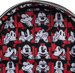 LOUNGEFLY Disney Mickey Mouse Quilted Cosplay Mini Backpack