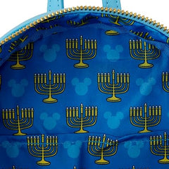 Loungefly Disney Mickey Happy Hanukkah Menorah Disney Mini Backpack