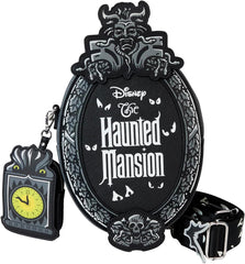 LOUNGEFLY Disney Haunted Mansion Plaque Crossbody Bag