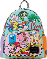 LOUNGEFLY Cartoon Network Retro Collage Mini Backpack