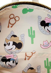 LOUNGEFLY Disney Western Minnie Cosplay Double Strap Shoulder Bag