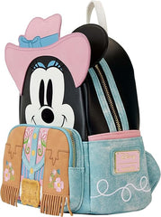 LOUNGEFLY Disney Western Minnie Cosplay Double Strap Shoulder Bag