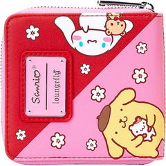LOUNGEFLY Sanrio Hello Kitty & Friends Color Block Zip Around Wallet