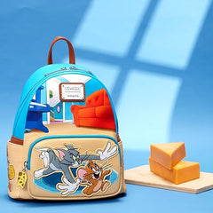 Loungefly ! Leather Tom and Jerry - for Kids & Adults Mini Backpack