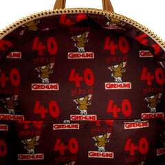 LOUNGEFLY Gremlins 40th Anniversary Gizmo Mogwai Box Mini Backpack