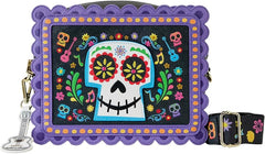 LOUNGEFLY Coco Miguel Calavera Floral Skull Crossbody Bag