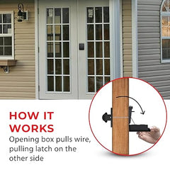 Shed Lock – Keyless Secure 4-Digit Shed Lock and Latch – Strong Durable System