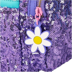 LOUNGEFLY Disney Daisy Duck Plush Mini Backpack