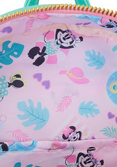 LOUNGEFLY Disney Minnie Mouse Vacation Style Poolside Mini Backpack