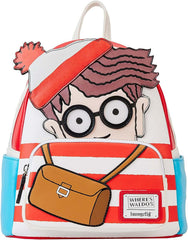 LOUNGEFLY Where's Waldo Cosplay Mini Backpack